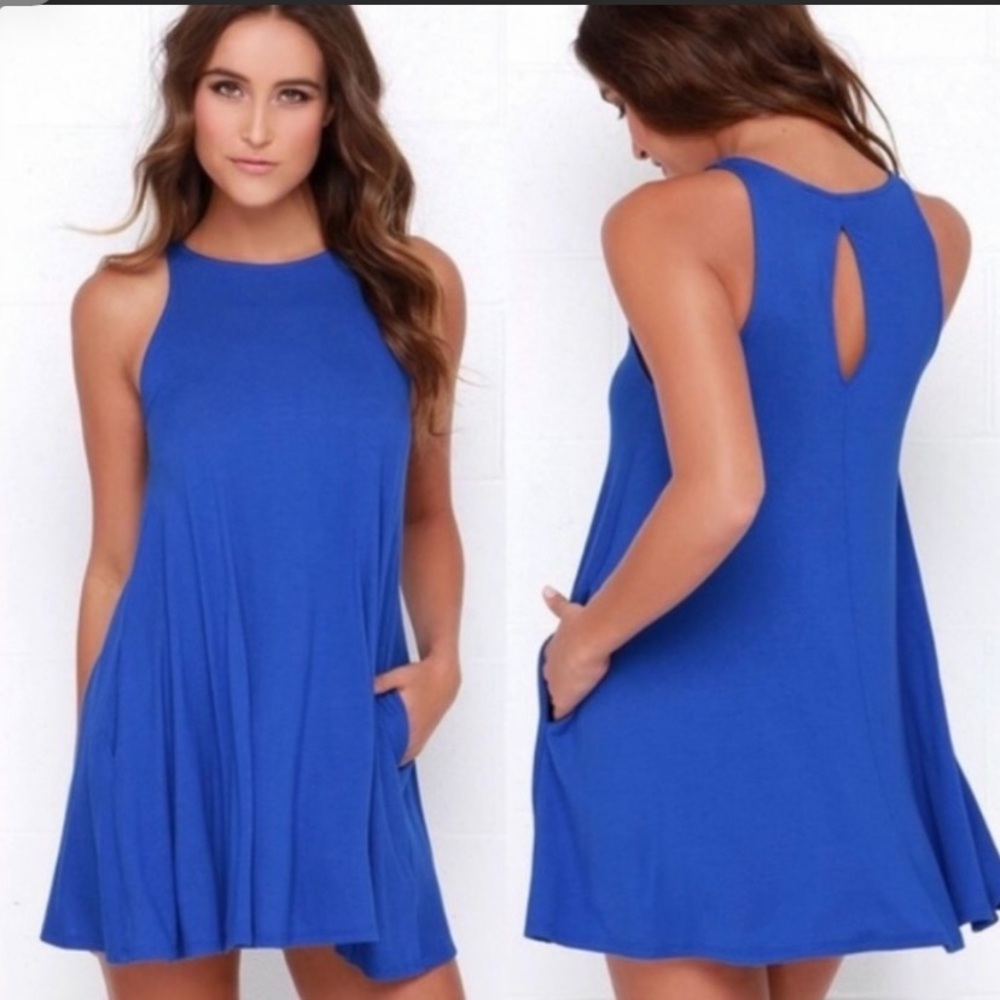 Lulus Blue Dress